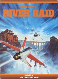 River Raid Atari 5200 US box art